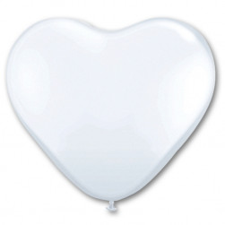 Q Сердце 06" Стандарт White