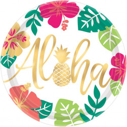 Тарелка ALOHA Фламинго 27см 8шт/А