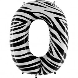 Г ЦИФРА 0  40" Zebra