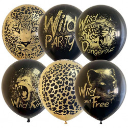 М 12"/30см BLACK&GOLD асс рис Wild Party