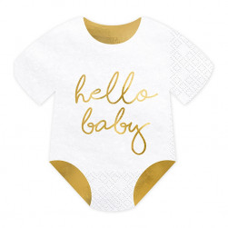 Салфетка Боди Hello Baby 32см 20шт/PD