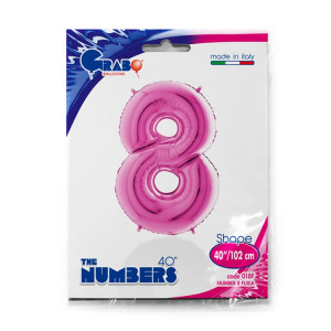 Логотип «Г ЦИФРА 8  40" Pink»