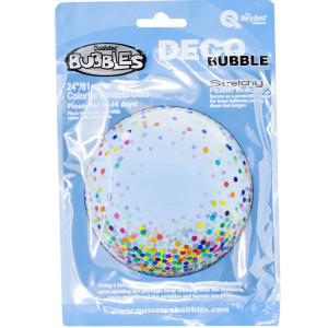 Логотип «П BUBBLE DECO 24" Конфетти разноцветное»