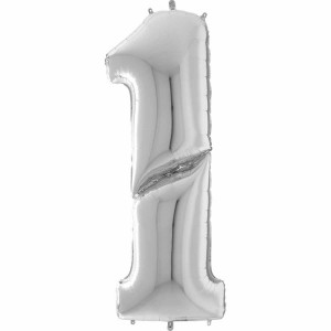 Логотип «Г ЦИФРА 1  64" Silver»