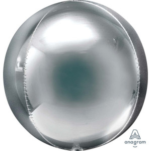 Логотип «А 3D СФЕРА Б/РИС 21" Металлик Silver»
