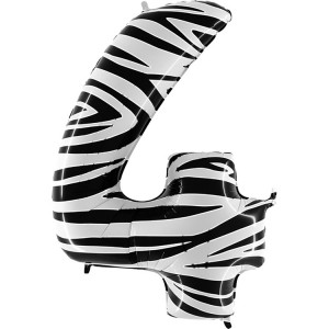 Логотип «Г ЦИФРА 4  40" Zebra»