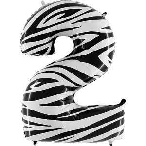 Логотип «Г ЦИФРА 2  40" Zebra»