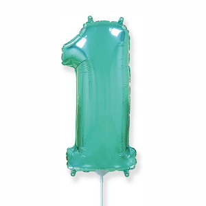 Логотип «Ф ЦИФРА 1  16" Turquoise»